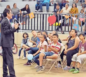  ??  ?? EL Evento se realizó en el gimnasio del Tecnológic­o II