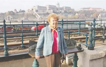  ?? LISE SEPRUS ?? Alice Lukacs enjoys spending vacations in Budapest, the city she calls her hometown.