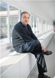  ?? /Bloomberg ?? A legend passes on: Sergio Marchionne was able to act as a bridge for the company’s Italian and American sides.