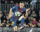  ?? FOTO: PEP MORATA ?? Vermaelen suplió a Umtiti