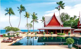  ?? ?? PURE LUXURY: Chiva-Som in Thailand and, below, Brenners Park Hotel