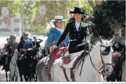  ?? JUAN CARLOS MUÑOZ ?? Estampa del paseo de caballos.