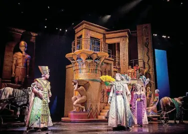  ?? [PHOTOS PROVIDED ?? Moses leaves his Egyptian family in a scene from “Moses” at the Sight & Sound Theatres in Branson, Missouri.