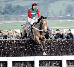  ??  ?? Clear: Jim Wilson and Little Owl winning the 1981 Gold Cup and (below) the rider today