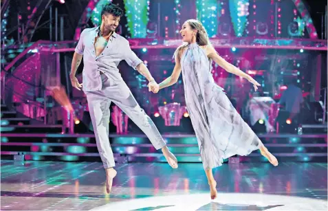  ?? ?? Rose and Giovanni on Strictly Come Dancing. Jeremy Freeman, below, has a very different experience of living with deafness