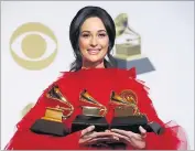  ?? [ Reuters ] ?? Sensible Liedermach­erin: Kacey Musgraves gewann u. a. den Grammy fürs Beste Album.