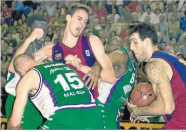  ?? EFE ?? Pau Gasol, en su último partido de ACB frente al Unicaja.