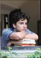  ??  ?? Timothée Chalamet est dans la course à l’oscar du meilleur acteur.