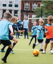  ?? ?? The funding aims to get more girls into football. Image: On the Ball Academy Glasgow