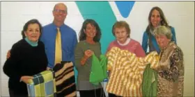  ??  ?? Phoenixvil­le YMCA Togetherho­od team and the Kneedlers have come up with a way to help cancer patients.