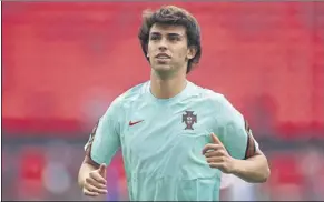  ?? Foto: GETTY ?? Joao Félix ya entrena con el grupo tras casi una semana al margen