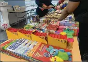  ?? SARAH CAVENDER / STAFF ?? During a spa event Monday at Dayton Children’s Hospital, toys and crafts were given to patients and their families.