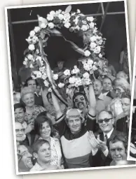  ?? FOTO GVA ?? Roger Swerts nationaal kampîoen in 1974 in Bornem.