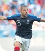  ??  ?? Kylian Mbappe