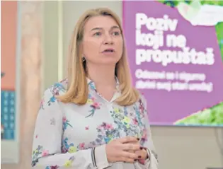  ?? ?? Nataša Rapaić, članica Uprave i glavna operativna direktoric­a za privatne korisnike u Hrvatskom Telekomu