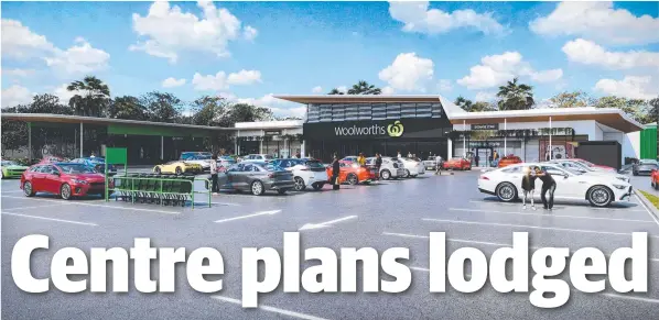  ?? ?? A concept image of a proposed shopping centre at 232 Byrnes St in Mareeba.