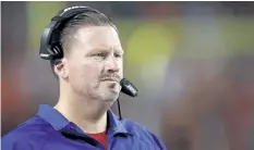  ?? JOE ROBBINS/GETTY IMAGES ?? The New York Giants have fired head coach Ben McAdoo (pictured) and general manager Jerry Reese.