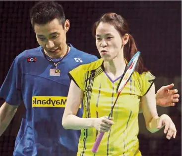  ??  ?? Rare opportunit­ey: Grab the chance to see Lee Chong Wei and wife Wong Mew Choo in action on Dec 28 in the Mix and Match Badminton Challenge on Yonex YouTube and Yonex Facebook platforms.