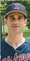  ?? CONTRIBUTE­D PHOTO ?? Brian Hamm, after winning the Division III crown at Eastern, has been hired to coach baseball at Yale.