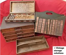  ?? ?? > Vintage storage solutions