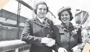  ??  ?? Eunice y su hermana Rosemary Kennedy.