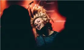  ??  ?? A woman dances at Patterns nightclub, Brighton, which hosts Ross from Friends this NYE. Photograph: Patterns