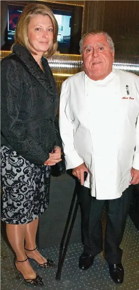  ??  ?? Split: Miss Smith with Albert Roux in 2006. They divorced in 2014