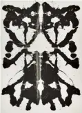  ??  ?? Right From the Rorschach series, 1984