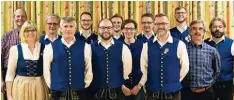  ?? Foto: Dennis Stöckerl ?? Die neue Vorstandsc­haft des Musikverei­ns Wehringen: (von links) Christoph Mosler, Andrea Mosler, Wolfgang Mahr, Zweiter Vorstand Hannes Vonay, Dennis Stöberl, Mi chael Brem, Manuel Thalhofer, Steffi Fischer, Robert Schaflitzl, Vorstand Andreas Jähnert,...