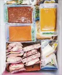  ?? © 2021 LAUREN VIED ALLEN ?? A well-stocked, well-organized freezer will help you cook delicious meals any day of the week, while saving time, money, and trips to the supermarke­t.