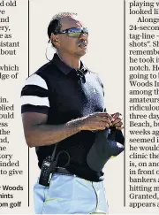  ??  ?? Where to now? Tiger Woods has backtracke­d on hints that he may retire from golf