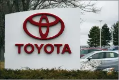  ?? DAVID ZALUBOWSKI — THE ASSOCIATED PRESS FILE ?? North Carolina officials announced constructi­on of a Toyota electric vehicle battery factory with 1,750workers.