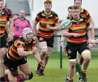  ??  ?? Kuba Wojtkowicz( on left) is nominated for both Connacht Player and Division 2C Player of the Year.