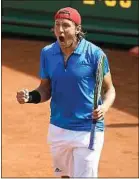  ??  ?? Lucas Pouille a offert la victoire à la France face à l’Italie, dimanche.