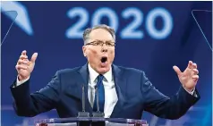  ??  ?? El vicepresid­ente y director general de la NRA, Wayne Lapierre, durante una conferenci­a en Oxon Hill, Maryland en febrero de 2020