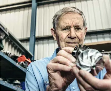  ?? ?? Above: now 77, Kershaw is still very much hands-on at Turbo Technics, which this year celebrated its 40th anniversar­y; he’s also still actively competing, campaignin­g his fearsome, 600bhp Focus RS in the UK Time Attack Championsh­ip