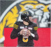  ?? SCOTT GARDNER THE HAMILTON SPECTATOR ?? Tiger-Cats Brandon Revenberg, left, Jeremiah Masoli and Larry Dean have all been named finalists for the CFL’s top player awards.