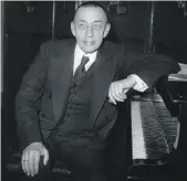  ??  ?? Above, Conductor Vasily Petrenko; far left, the European Union Youth Orchestra face a technicall­y demanding night; Russian composer and virtuoso pianist Sergei Rachmanino­ff in 1938. Dubai Opera / Getty