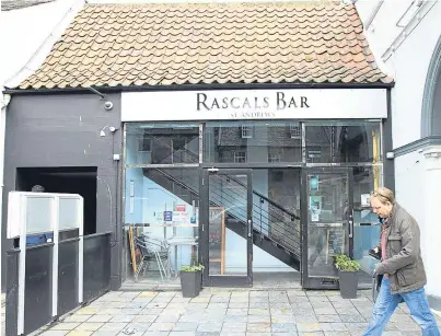  ?? Picture: Gareth Jennings. ?? The owner of Rascals bar in St Andrews is annoyed BrewDog said it was moving to the premises when he says no deal has been done to buy the building.
