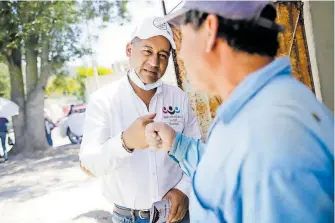  ?? COMÚN /CORTESÍA CANDIDATUR­A ?? Joel Huazo
prevé resolver las carencias de agua y de salud