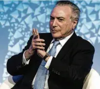  ?? Adriano Vizoni - 2.out.2017/Folhapress ?? Por enquanto, o presidente Temer deverá fazer tratamento com medicament­os e também dieta