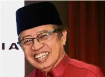  ??  ?? Moving forward: Abang Johari said that Dr Mahathir also offered developmen­t suggestion­s during the briefing at Wisma Bapa Malaysia.