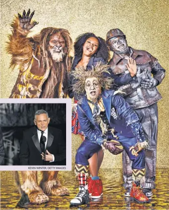  ?? PAUL GILMORE, NBC ?? NBC’s The Wiz Live!, stars David Alan Grier as Lion, Shanice Williams as Dorothy, Elijah Kelley as Scarecrow and Ne-Yo as the Tin Man. “Stars actually reached out to us” to join, Meron said.
