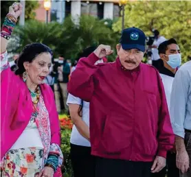  ?? AFP ?? La pareja nunca dejará el poder por su voluntad, dice su hija.