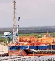  ??  ?? FPSO Dhirubhai -1 at HIPG