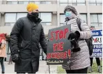  ?? RICHARD LAUTENS TORONTO STAR ?? Federal NDP Leader Jagmeet Singh is seen outside St. George’s Care Community on Sunday.