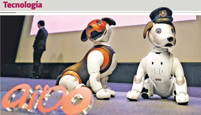 Sony presentó su nueva versión del perro robot Aibo 