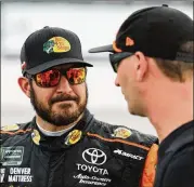  ?? JOSH HEDGES / GETTY IMAGES ?? Martin Truex Jr., the reigning NASCAR champion, has stumbled the past month, and he doesn’t have a top-10 finish since his runner-up showing at Watkins Glen. And, his team is folding.