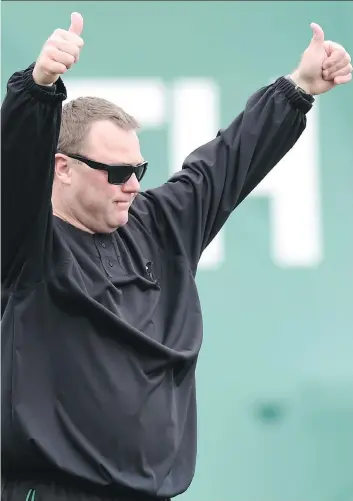  ?? DON HEALY ?? Saskatchew­an coach Chris Jones applauded the league’s decision to limit coaches to one challenge.