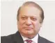  ??  ?? Nawaz Sharif